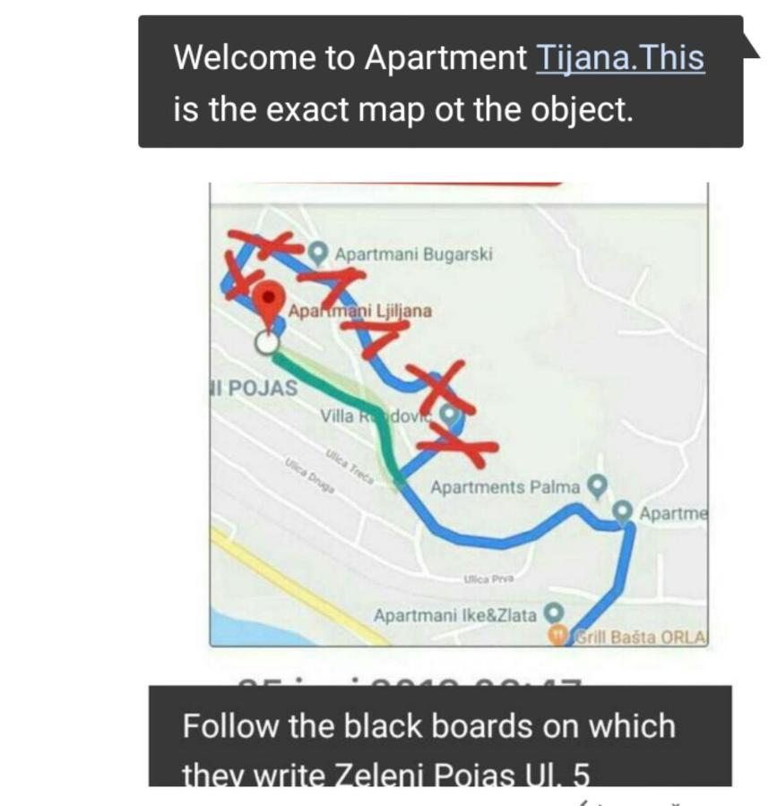Apartment Tijana บาร์ ภายนอก รูปภาพ